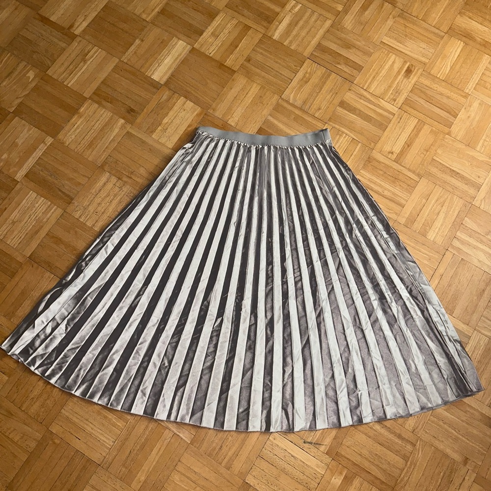 L shein skirt. Silver/metallic. Super cute